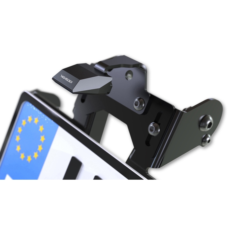 Kentekenplaathouder met verlichting Highsider Akron RS PRO Yamaha MT-09 zwart
