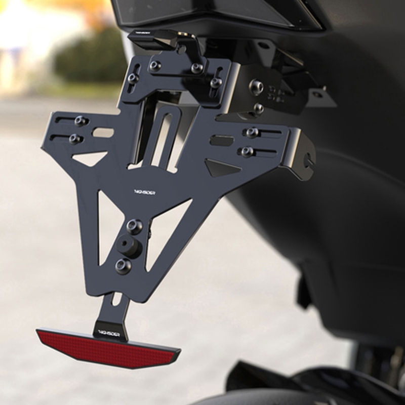 Kentekenplaathouder met verlichting Highsider Akron RS PRO BMW S 1000 R zwart