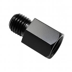 Adapter voor Highsider Smart spiegel van rechtse schroefdraad M10 naar rechtse schroefdraad M10 zwart