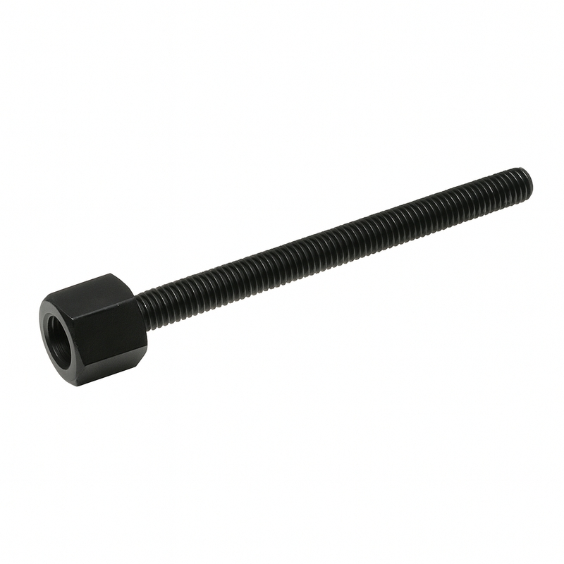Adapter voor Highsider Smart spiegel van rechtse schroefdraad M10 naar rechtse schroefdraad M8x85mm zwart