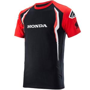 T-shirt Alpinestars Honda rood en zwart