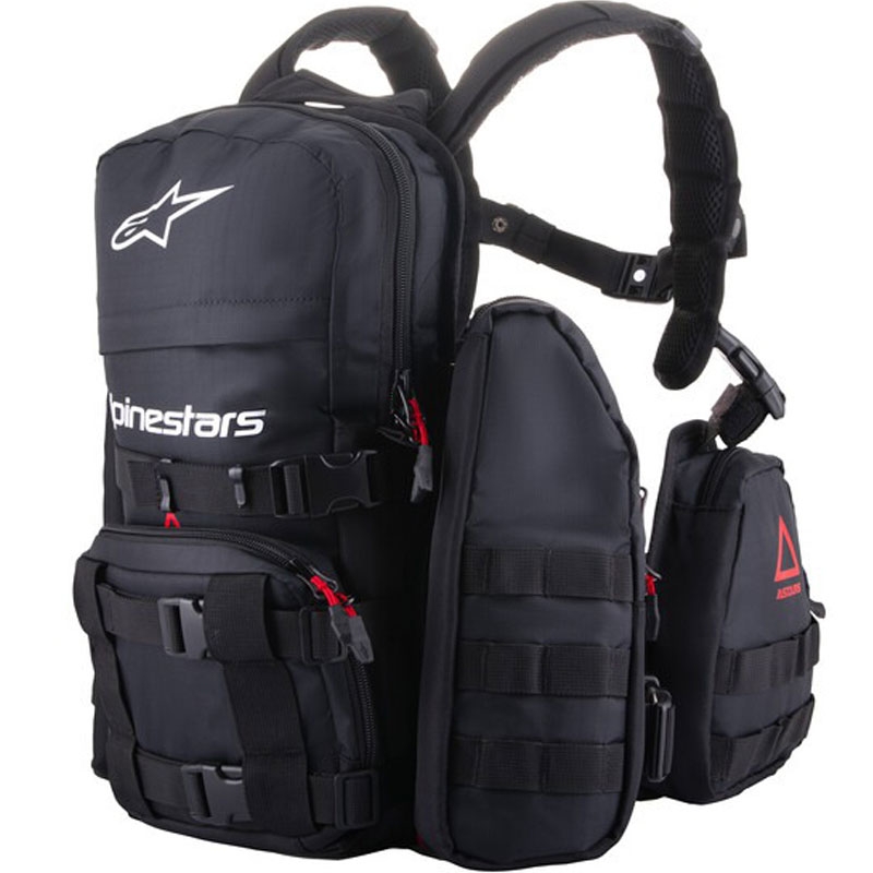 Alpinestars Techdura Tactical rugzak zwart-wit 9 l