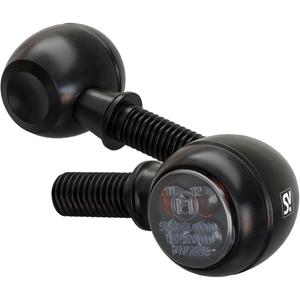 Motorfiets richtingaanwijzers Highsider Smart Circula-S LED 3in1 zwart