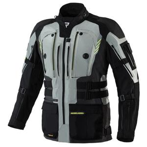 Motorjas Rebelhorn Patrol grijs-zwart-fluogeel uitverkoop