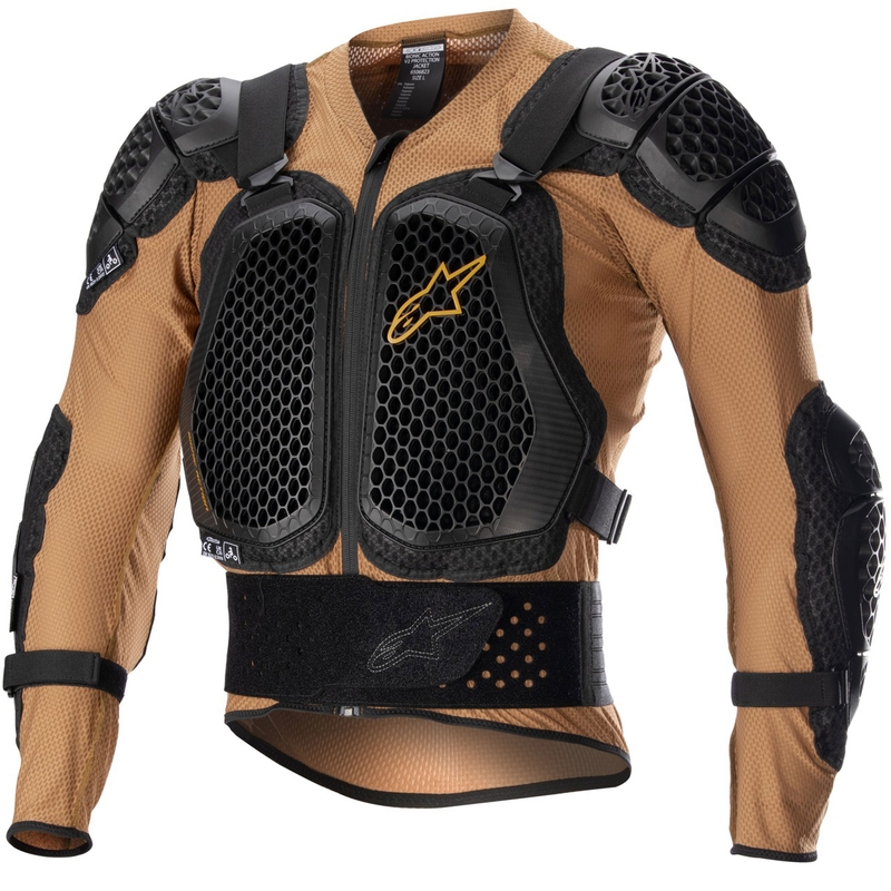 Alpinestars Bionic Action 2 zwart-bruine bodyprotector