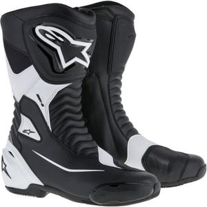 Alpinestars SMX-S motorlaarzen zwart-wit