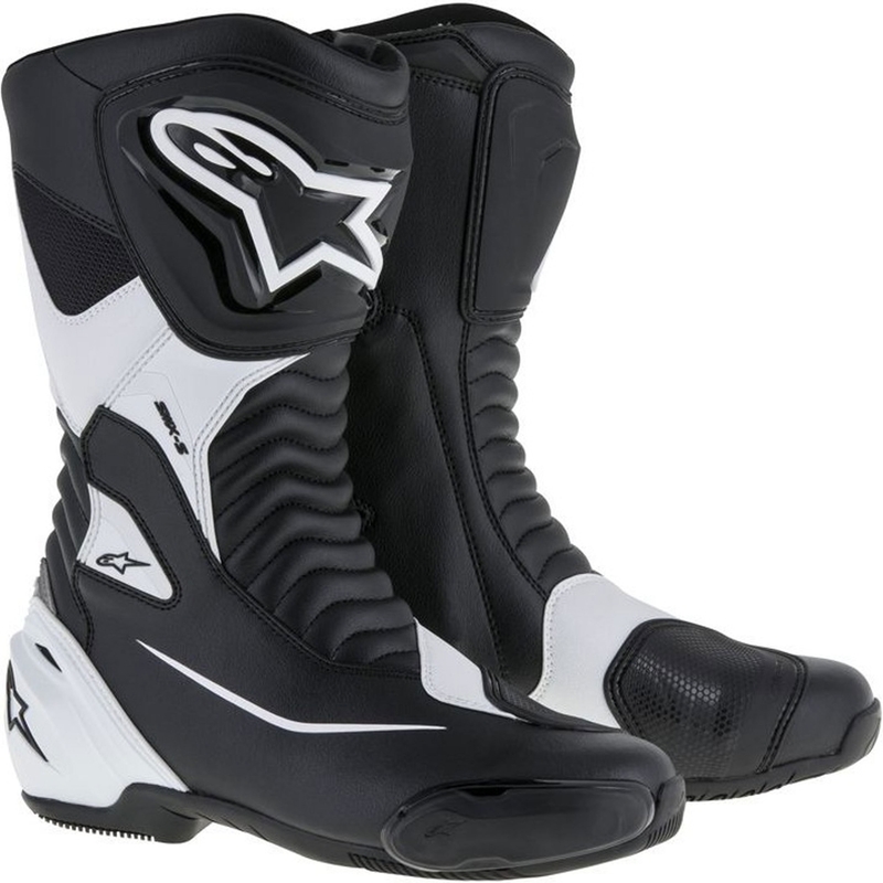 Alpinestars SMX-S motorlaarzen zwart-wit
