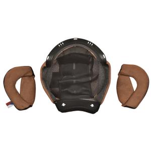 Cassida Oxygen 2.0 helm interieur zwart bruin