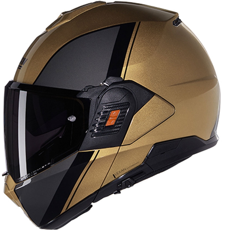 Opklapbare motorhelm Nolan N120-1 Verniciatura Speciale N-COM 342 zandzwart