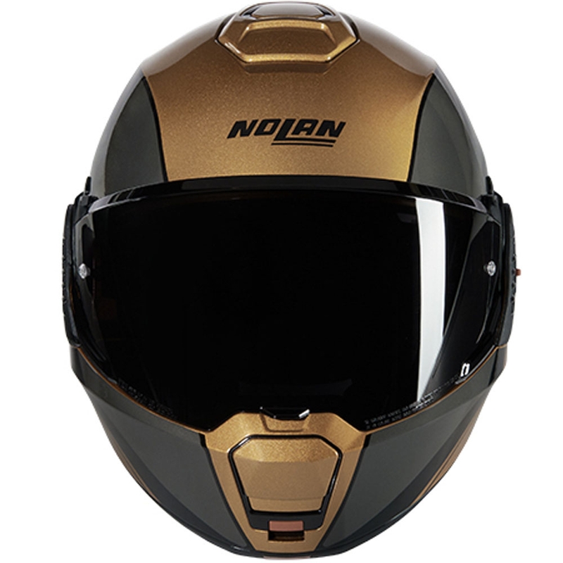Opklapbare motorhelm Nolan N120-1 Verniciatura Speciale N-COM 342 zandzwart