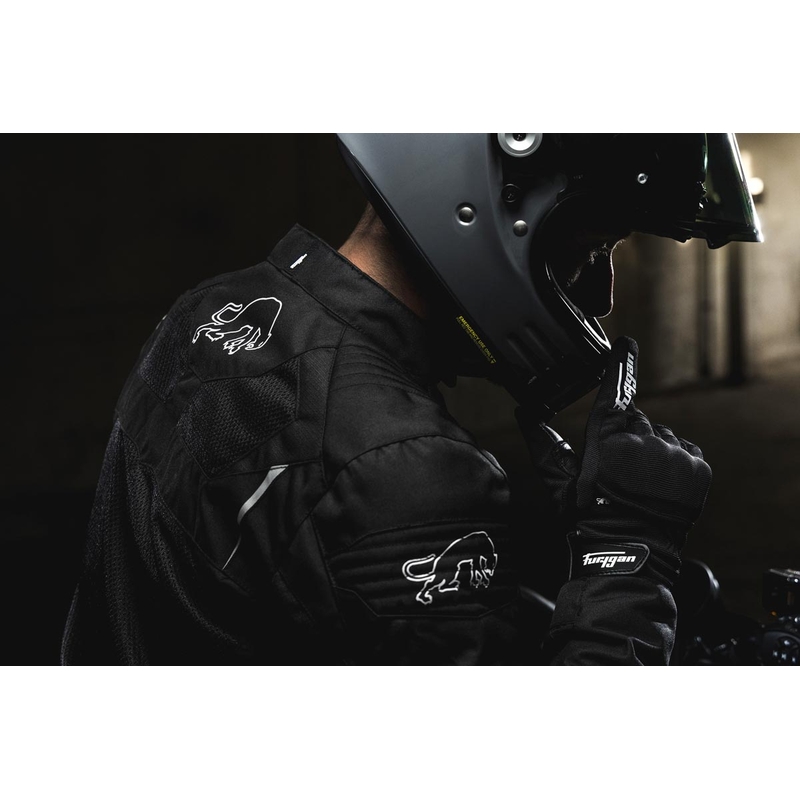Furygan WB08 Vented + motorjack zwart-wit