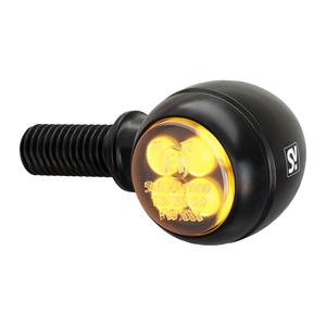 Motorfietsknipperlichten Highsider Smart Circula-S LED zwart
