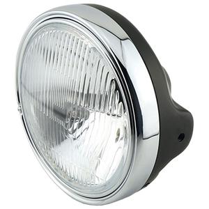 Highsider Smart LTD 7 koplamp met reliëfglas, glanzend zwart