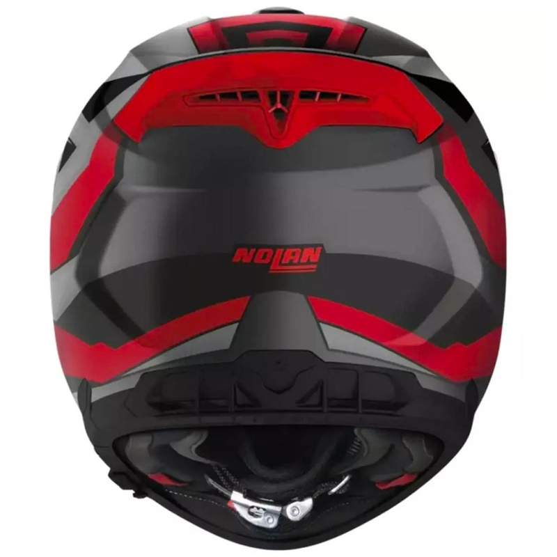 Nolan N80-8 Gezocht N-com integraal motorhelm mat zwart-rood