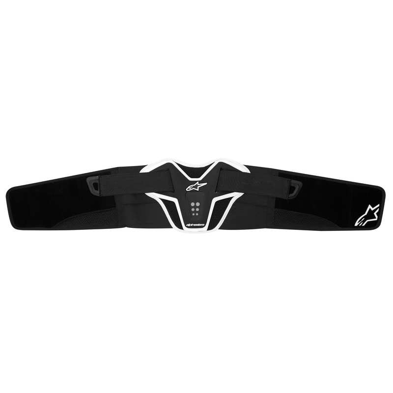 Alpinestars Saturnus zwart met grijze niergordel