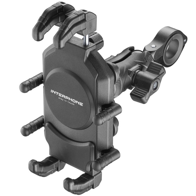 Universele houder voor duurzame Interphone-telefoons met anti-vibratiefunctie.