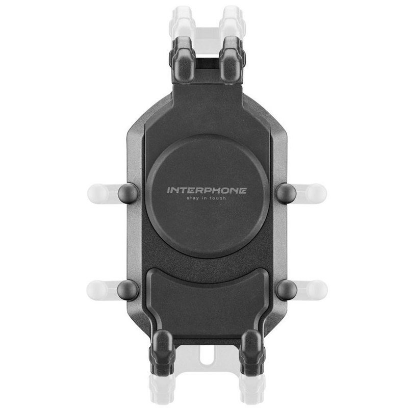 Universele houder voor duurzame Interphone-telefoons met anti-vibratiefunctie.