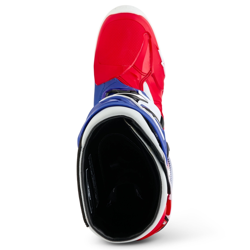 Alpinestars Tech 10 Limited Edition FORTITUDE Motorlaarzen Wit-Blauw-Rood