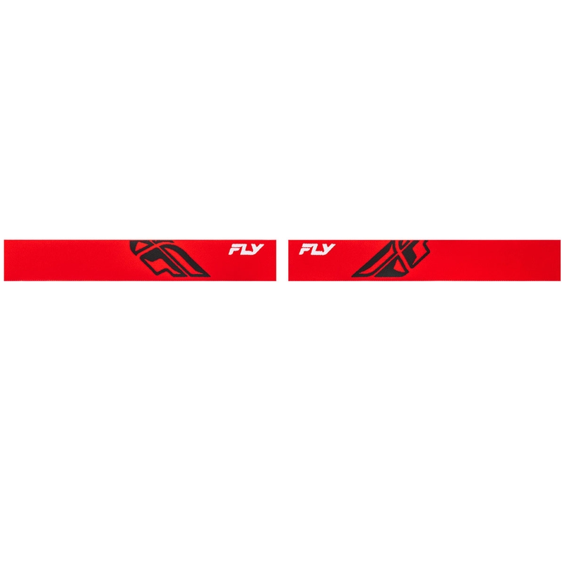 Fly Racing Focus rood-zwarte crossbril met helder plexiglas