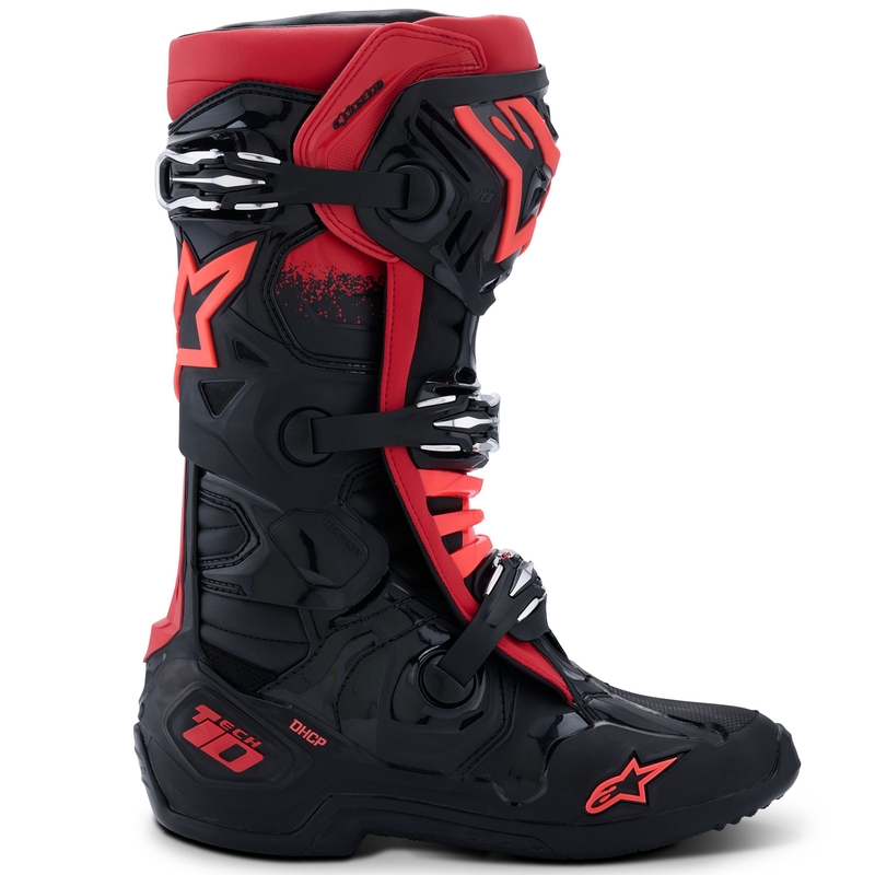 Alpinestars Tech 10 motorlaarzen zwart-rood