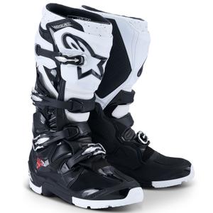 Alpinestars Tech 7 Enduro Motorlaarzen Zwart-Wit