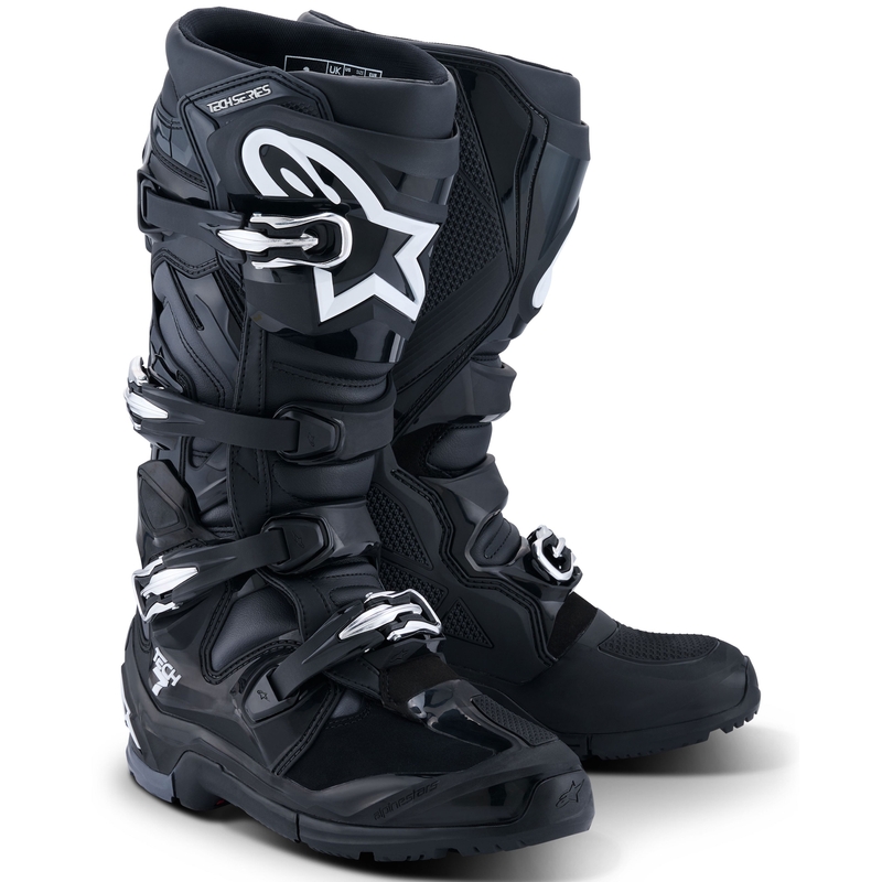 Alpinestars Tech 7 Enduro Motorlaarzen Zwart-Antraciet-Wit