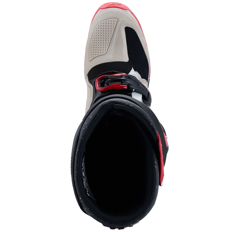 Alpinestars Tech 7 Enduro Motorlaarzen Zwart-Lichtgrijs-Rood