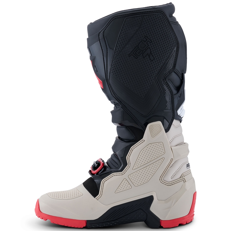 Alpinestars Tech 7 Enduro Motorlaarzen Zwart-Lichtgrijs-Rood