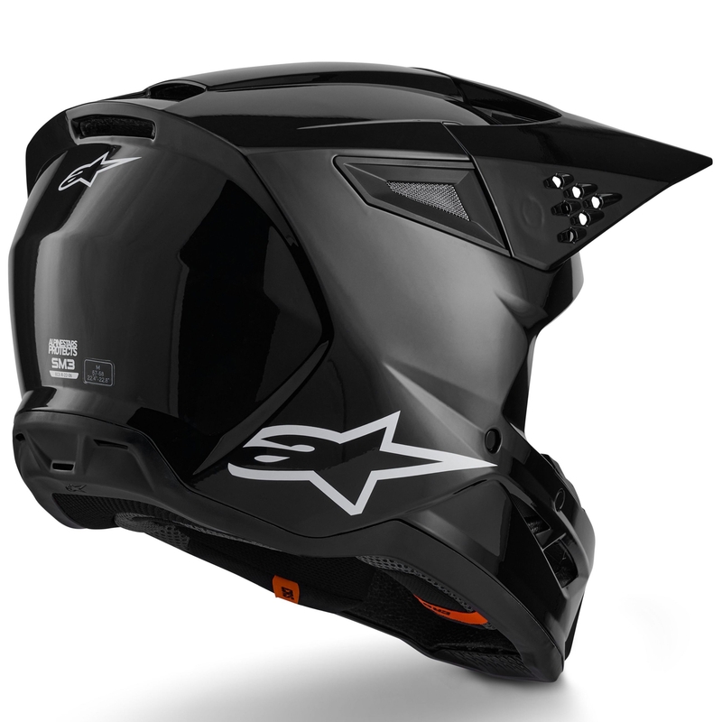 Alpinestars S-M3 Solid crosshelm zwart