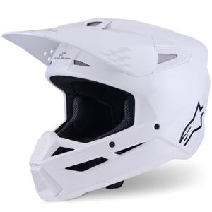Alpinestars S-M3 Solid motorcrosshelm wit