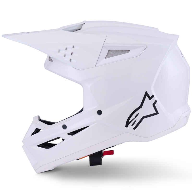 Alpinestars S-M3 Solid motorcrosshelm wit