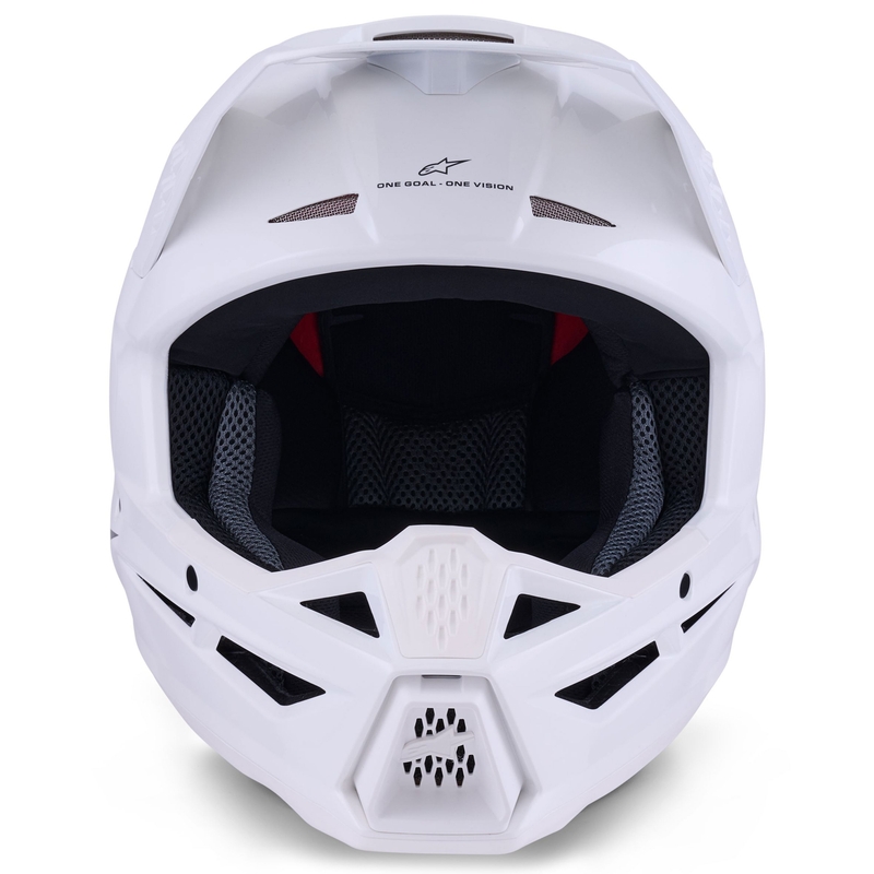 Alpinestars S-M3 Solid motorcrosshelm wit