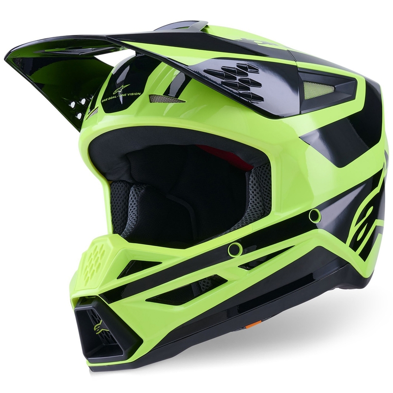 Alpinestars S-M3 Heat crosshelm fluo geel-zwart