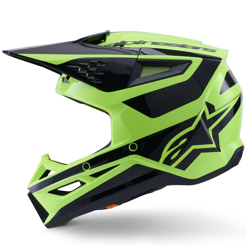 Alpinestars S-M3 Heat crosshelm fluo geel-zwart