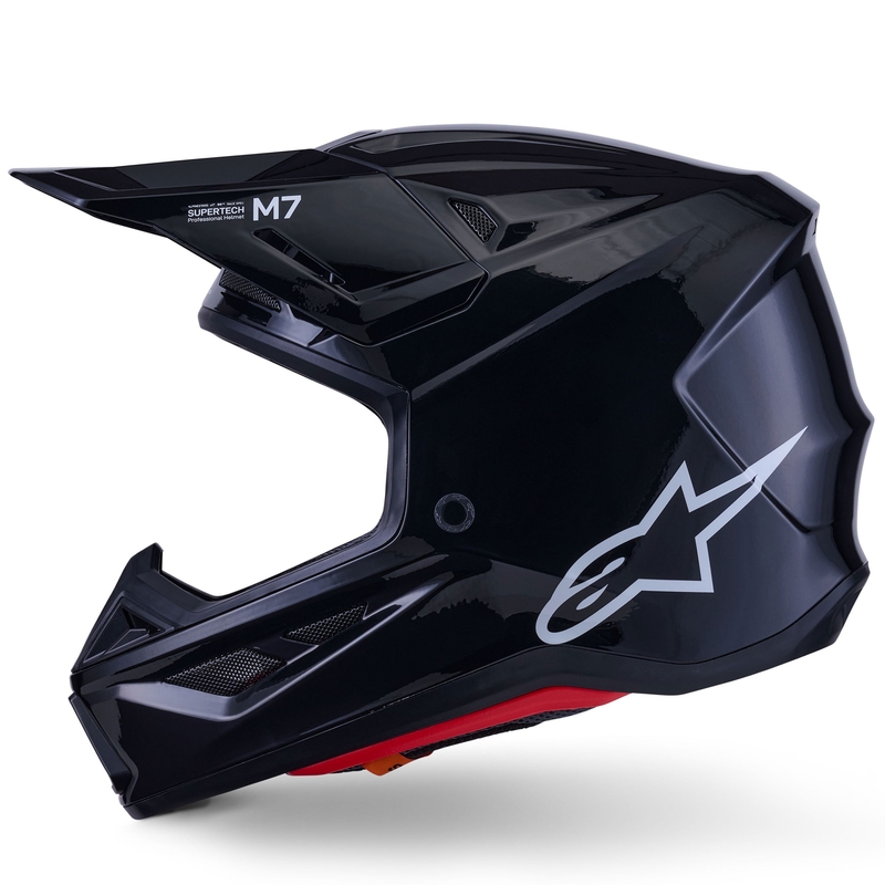 Alpinestars SM7 Solid motorcrosshelm zwart