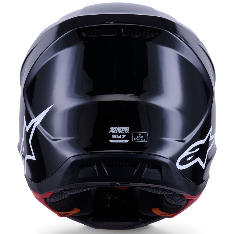 Alpinestars SM7 Solid motorcrosshelm zwart