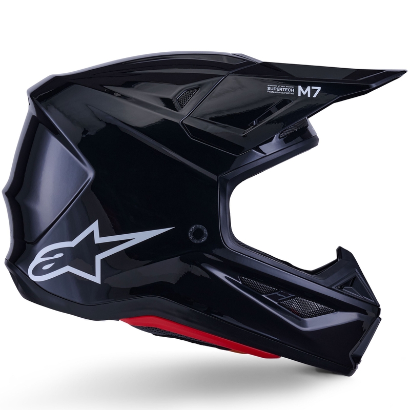 Alpinestars SM7 Solid motorcrosshelm zwart
