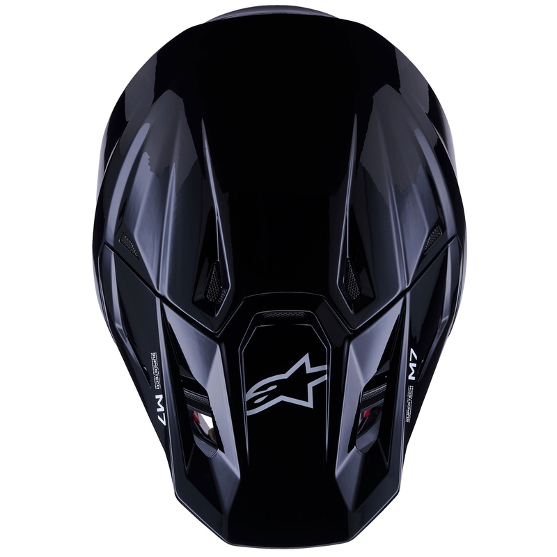 Alpinestars SM7 Solid motorcrosshelm zwart