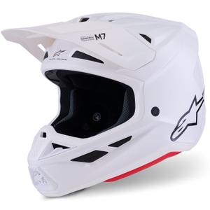 Alpinestars SM7 Solid motorcrosshelm wit