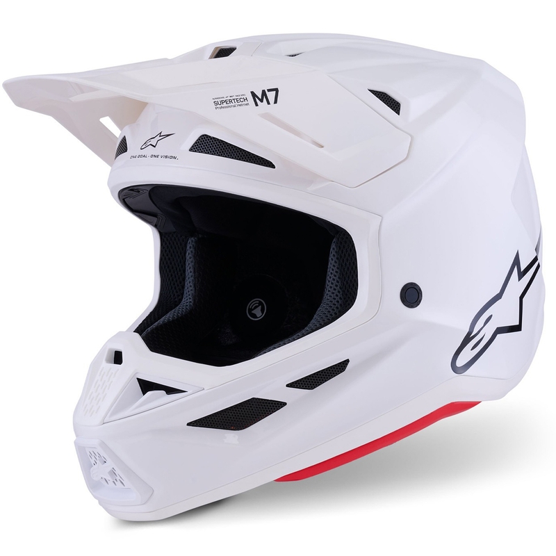 Alpinestars SM7 Solid motorcrosshelm wit