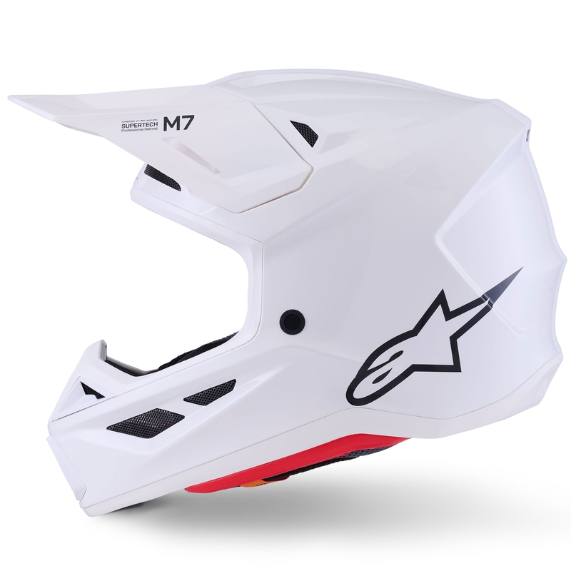 Alpinestars SM7 Solid motorcrosshelm wit