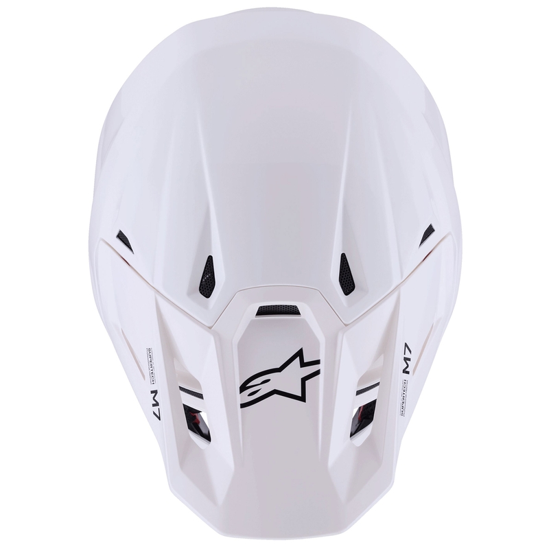 Alpinestars SM7 Solid motorcrosshelm wit