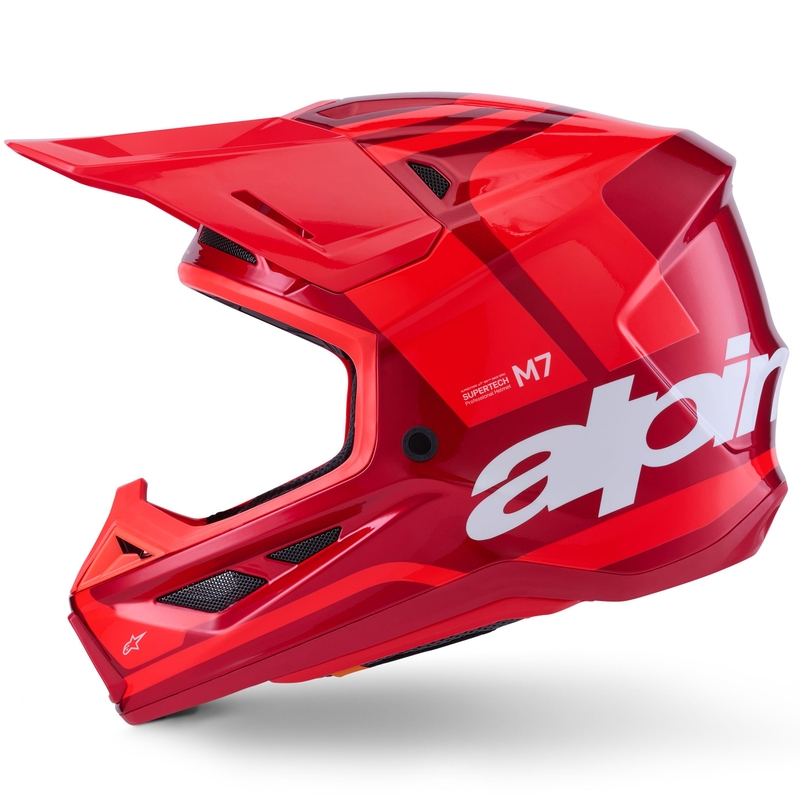 Alpinestars SM7 Core motorcrosshelm rood