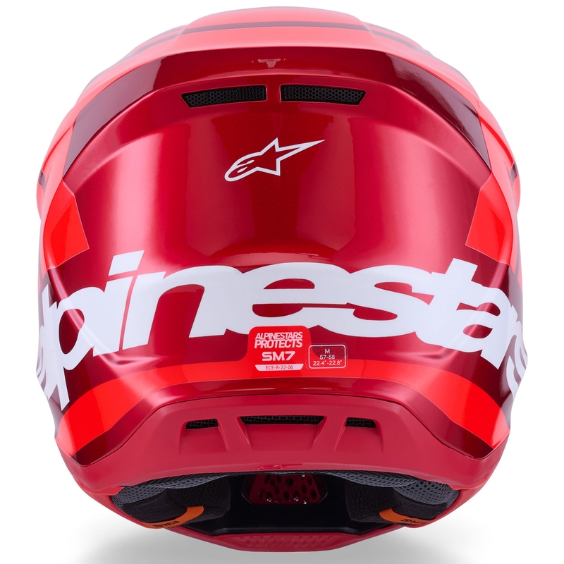Alpinestars SM7 Core motorcrosshelm rood