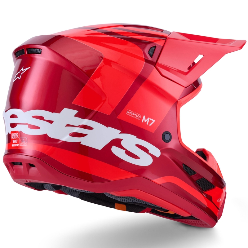 Alpinestars SM7 Core motorcrosshelm rood