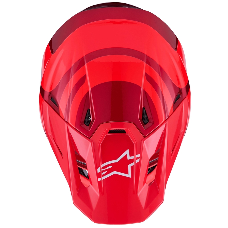 Alpinestars SM7 Core motorcrosshelm rood