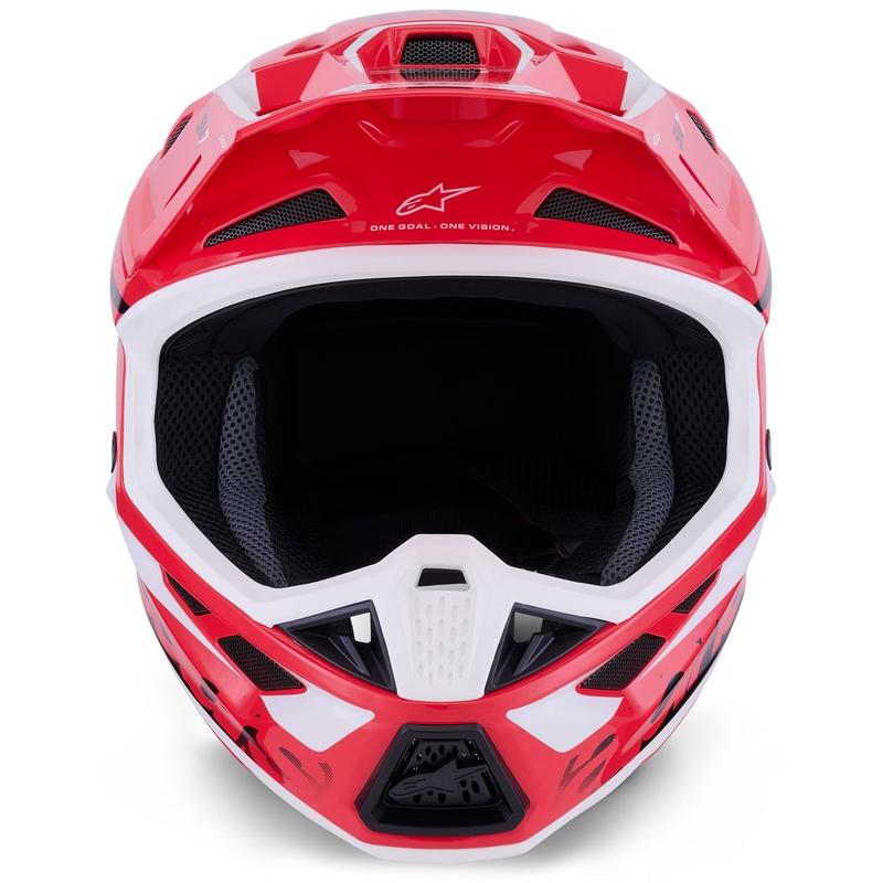 Alpinestars SM7 Deed crosshelm rood-zwart-wit