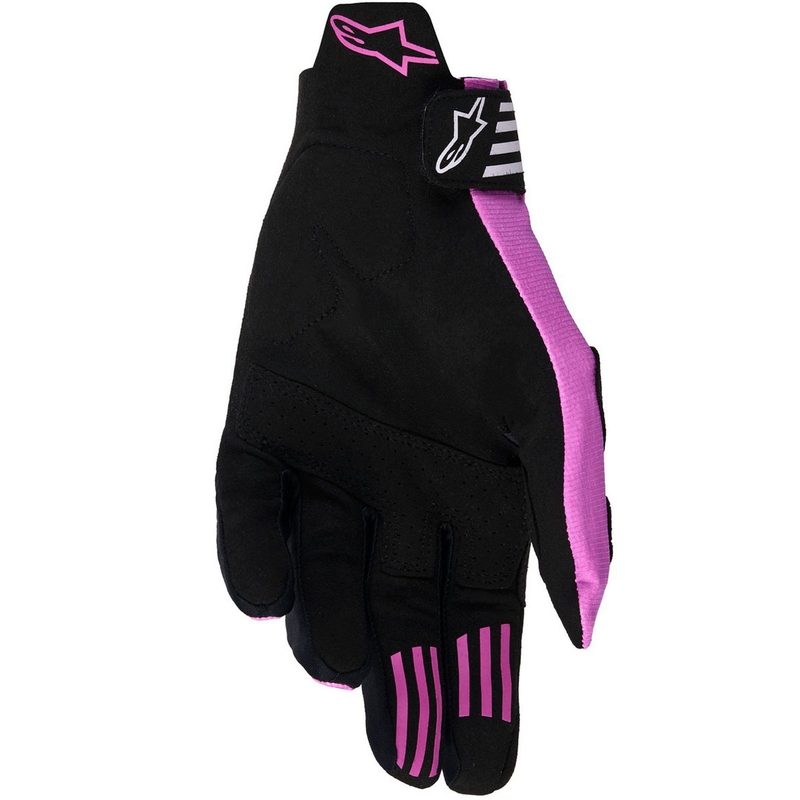 Alpinestars Techstar crosshandschoenen zwart-lichtgrijs-paars