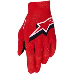 Alpinestars Supertech MX motorcrosshandschoenen rood-zwart-wit