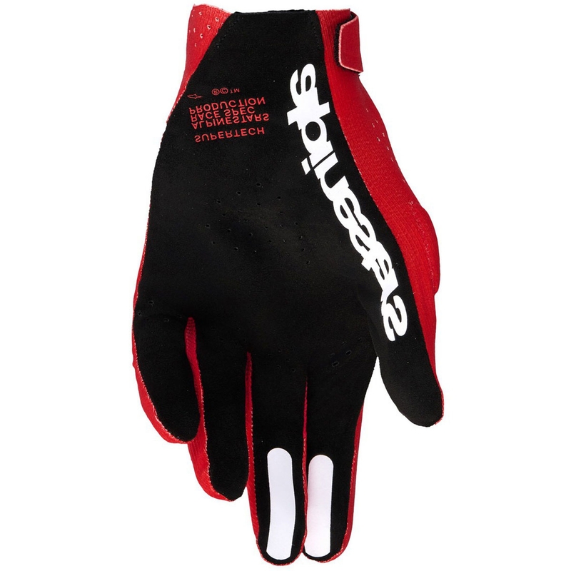 Alpinestars Supertech MX motorcrosshandschoenen rood-zwart-wit